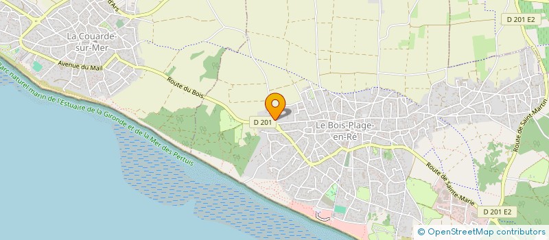 localisation de l'entreprise COMPAGNIE L.S.B.  LE BOIS-PLAGE-EN-RE