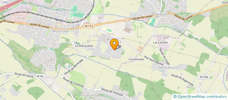 localisation de l'entreprise COMPAGNIE L'UNE ET L'AUTRE à MONTRABE