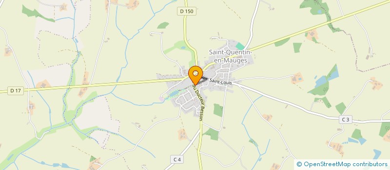 localisation de l'entreprise COMPAGNIE LA BAIGNOIRE à MAUGES-SUR-LOIRE