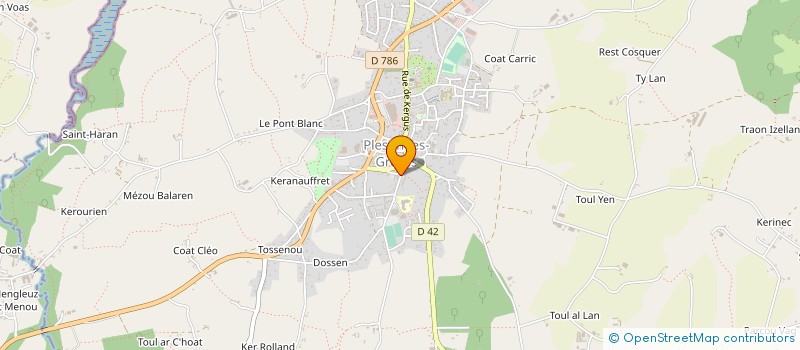 localisation de l'entreprise COMPAGNIE LA BAO ACOU à PLESTIN-LES-GREVES