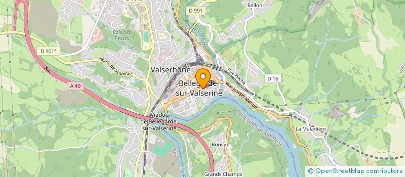 localisation de l'entreprise COMPAGNIE LA BARCAROLLE à VALSERHONE