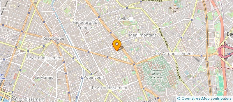 localisation de l'entreprise COMPAGNIE LA-BAS - IMPRO  PARIS