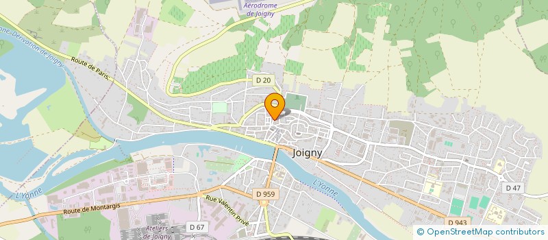 localisation de l'entreprise COMPAGNIE LA BELLE EQUIPE à JOIGNY