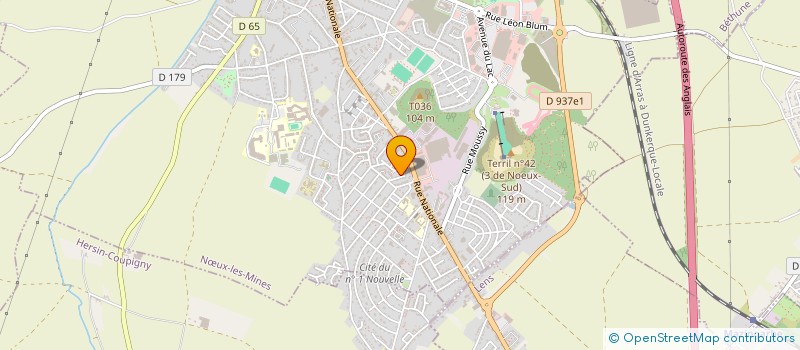 localisation de l'entreprise COMPAGNIE LA BERLINE  NUX-LES-MINES