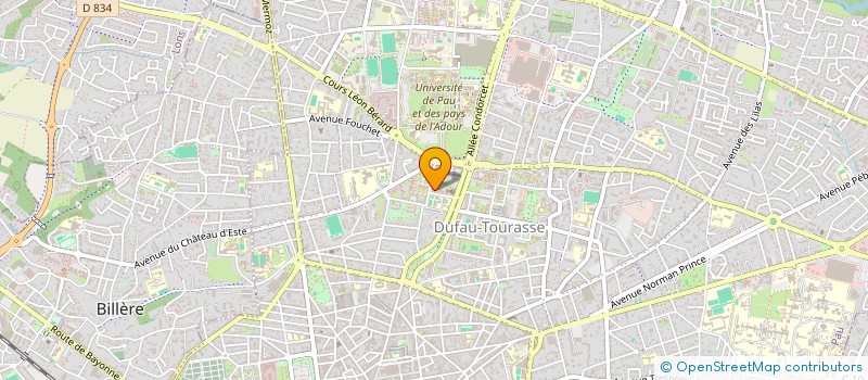 localisation de l'entreprise COMPAGNIE LA BOITE A IDEES à PAU