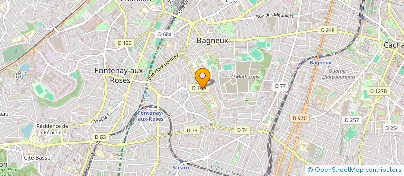 localisation de l'entreprise COMPAGNIE LA BONBONNE A BULLES à BAGNEUX