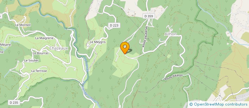 localisation de l'entreprise COMPAGNIE LA BOUCHE  AILHON