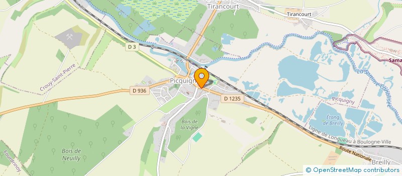 localisation de l'entreprise COMPAGNIE LA CAMPHINOISE  PICQUIGNY