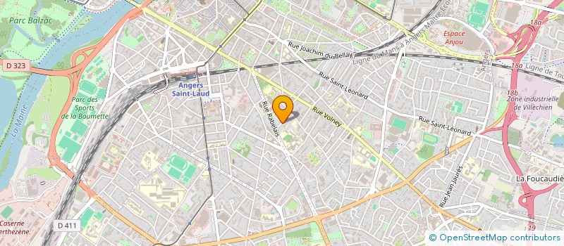 localisation de l'entreprise COMPAGNIE LA CARAVANE PASSE à ANGERS