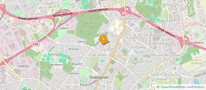 localisation de l'entreprise COMPAGNIE LA CEREMONIE  GRADIGNAN