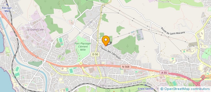 localisation de l'entreprise COMPAGNIE LA CYBELE  MARTIGUES