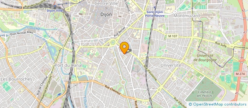 localisation de l'entreprise COMPAGNIE LA DAME DU PREMIER  DIJON