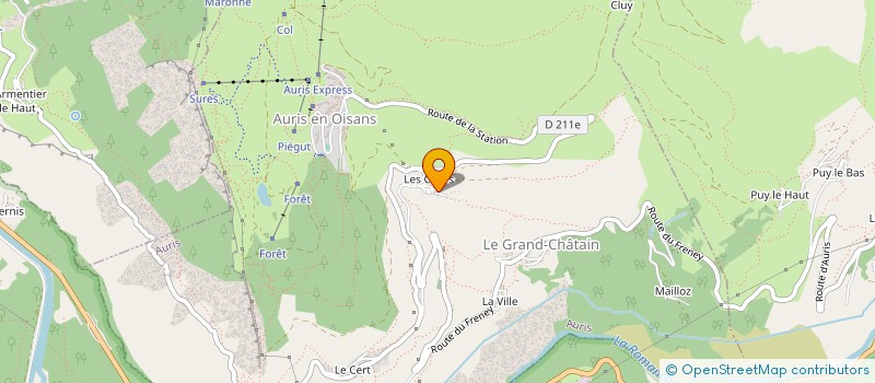 localisation de l'entreprise COMPAGNIE LA DEROUILLEE  AURIS