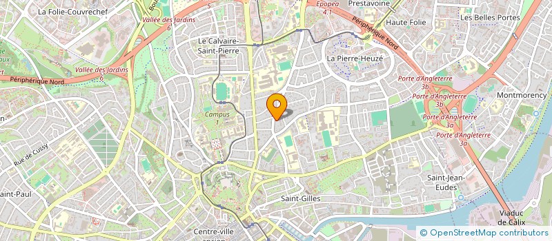 localisation de l'entreprise COMPAGNIE LA DIVINE COMEDIE BASSE-NORMANDIE à CAEN