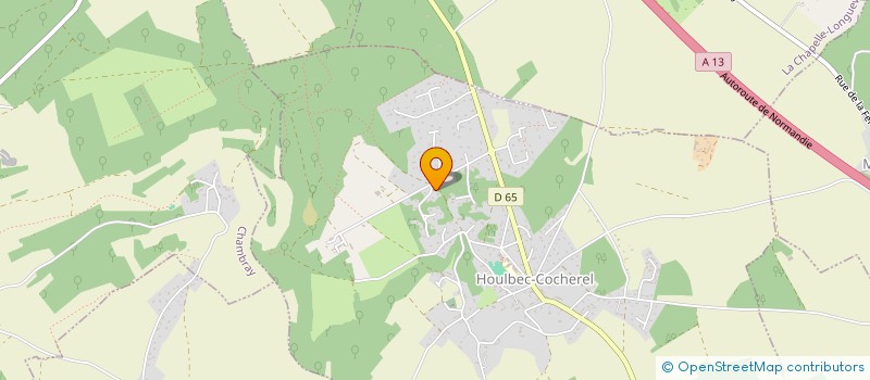 localisation de l'entreprise COMPAGNIE LA FLECHE  HOULBEC-COCHEREL