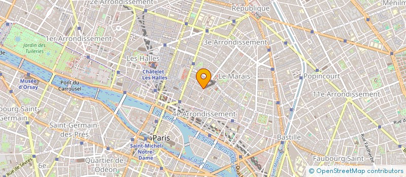 localisation de l'entreprise COMPAGNIE LA FRESQUE  PARIS