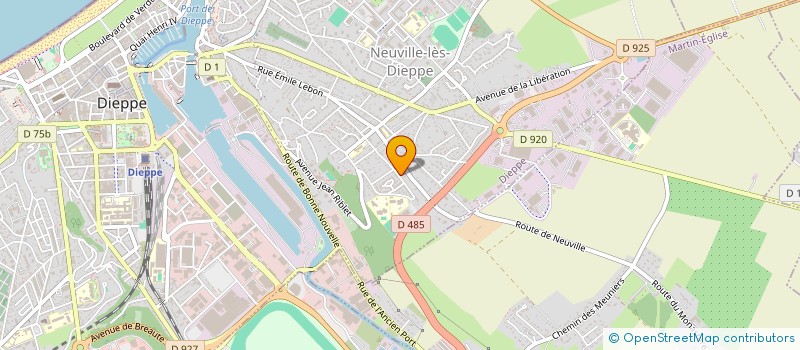 localisation de l'entreprise COMPAGNIE LA FUGITIVE à DIEPPE