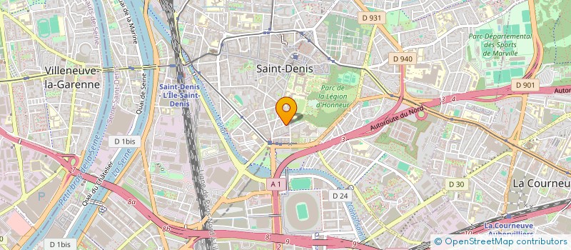 localisation de l'entreprise COMPAGNIE LA GUENAUDE  SAINT-DENIS