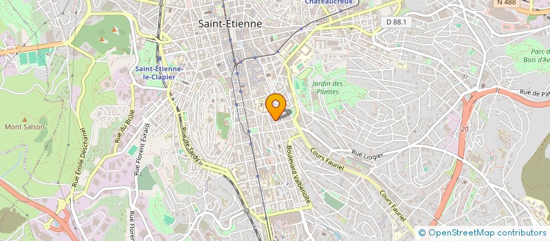 localisation de l'entreprise COMPAGNIE LA GUINCHE  SAINT-ETIENNE