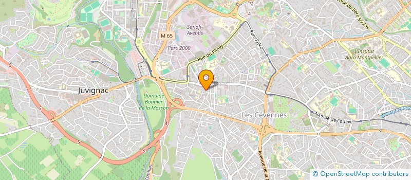 localisation de l'entreprise COMPAGNIE LA HURLANTE à MONTPELLIER