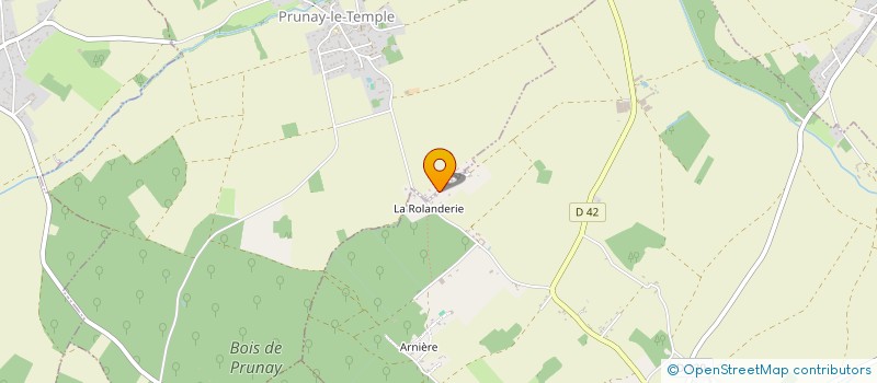 localisation de l'entreprise COMPAGNIE LA JUBARTE  PRUNAY-LE-TEMPLE