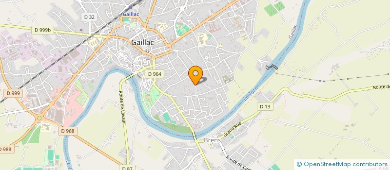 localisation de l'entreprise COMPAGNIE LA LISIERE  GAILLAC