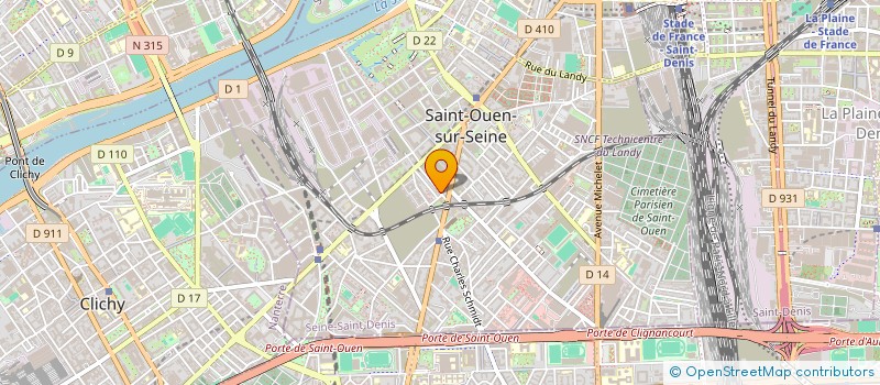 localisation de l'entreprise COMPAGNIE LA LUNE ET L OCEAN à SAINT-OUEN-SUR-SEINE