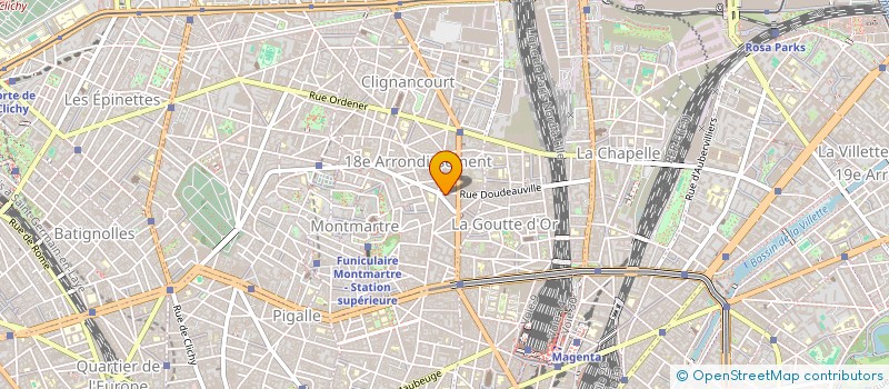 localisation de l'entreprise COMPAGNIE LA MINUTE SUIVANTE  PARIS