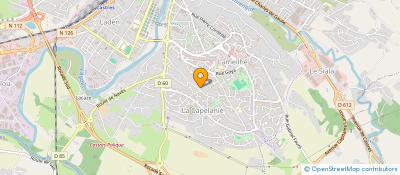 localisation de l'entreprise COMPAGNIE LA MISE EN OEUVRE  CASTRES