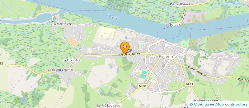 localisation de l'entreprise COMPAGNIE LA NOTE à LE PELLERIN