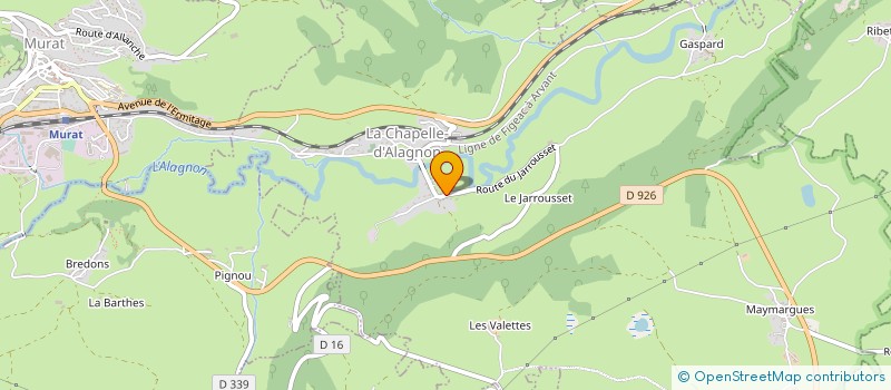 localisation de l'entreprise COMPAGNIE LA NUEVA à LA CHAPELLE-D'ALAGNON