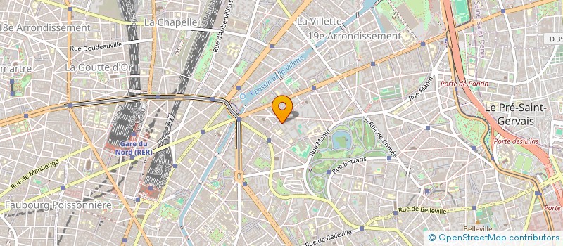 localisation de l'entreprise COMPAGNIE LA NUIT ET LE MOMENT THEATRE  PARIS