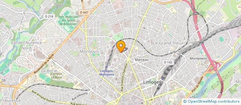 localisation de l'entreprise COMPAGNIE LA PANTHERE PARFUMEE à LIMOGES
