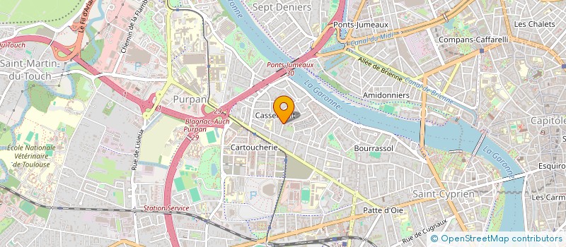 localisation de l'entreprise COMPAGNIE LA PART DE L'INVISIBLE à TOULOUSE