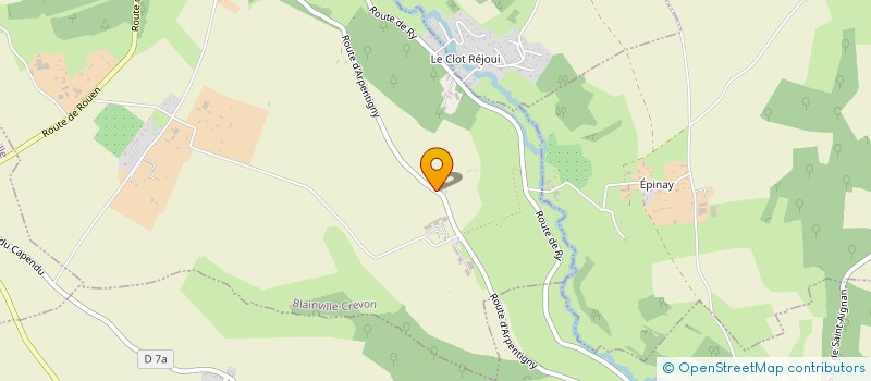 localisation de l'entreprise COMPAGNIE LA PART DE L'OZIO  BLAINVILLE-CREVON