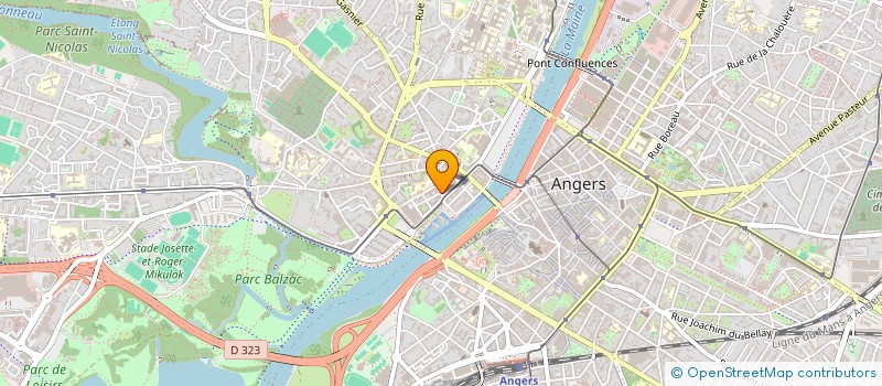 localisation de l'entreprise COMPAGNIE LA PASSEGGIATA à ANGERS