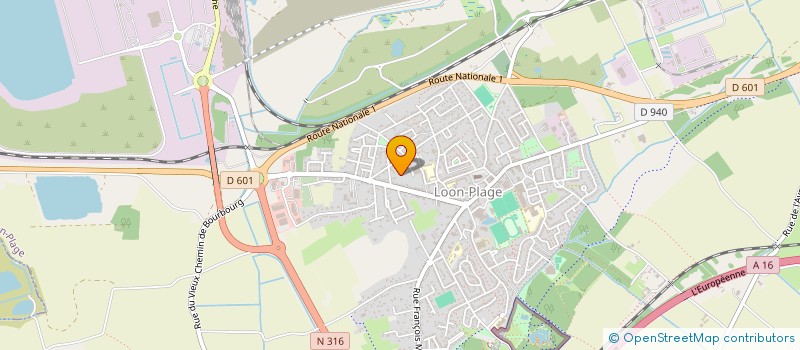 localisation de l'entreprise COMPAGNIE LA PASSOIRE  LOON-PLAGE