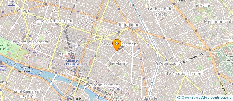 localisation de l'entreprise COMPAGNIE LA PATAGONIENNE à PARIS