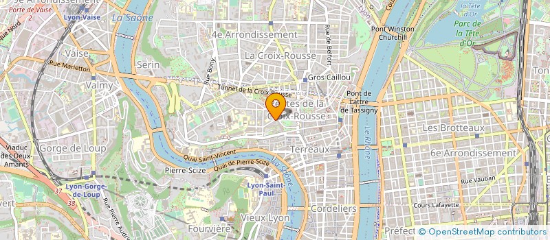 localisation de l'entreprise COMPAGNIE LA POURSUITE 1 à LYON