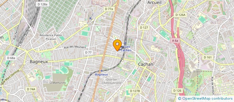 localisation de l'entreprise COMPAGNIE LA REVOLTE à CACHAN