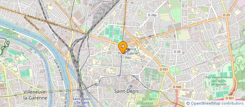 localisation de l'entreprise COMPAGNIE LA ROSE DES SABLES  SAINT-DENIS