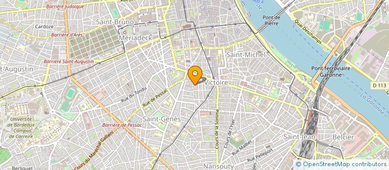 localisation de l'entreprise COMPAGNIE LA ROULOTTE  BORDEAUX