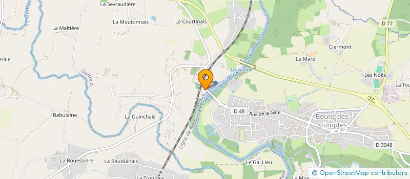 localisation de l'entreprise COMPAGNIE LA SERRE  RENNES