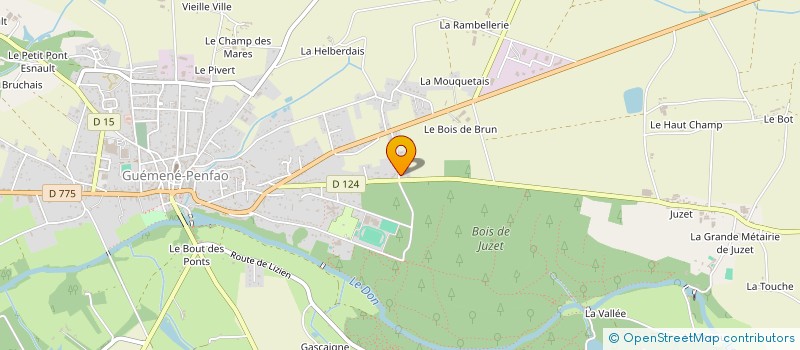 localisation de l'entreprise COMPAGNIE LA TOISON D'OR  MASSERAC