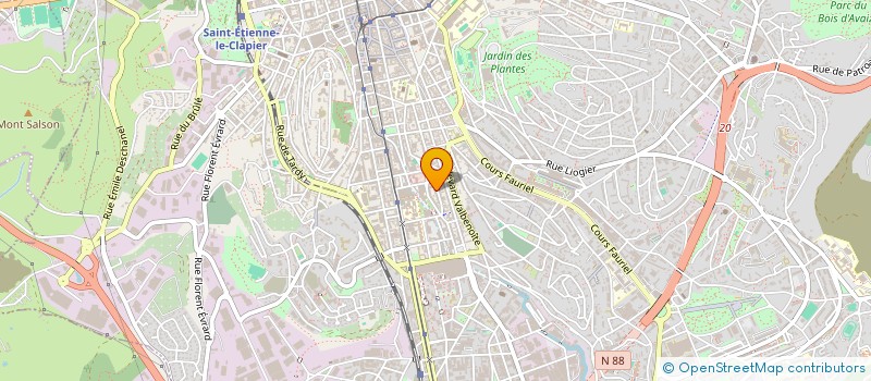 localisation de l'entreprise COMPAGNIE LA TRANCHANTE  SAINT-ETIENNE