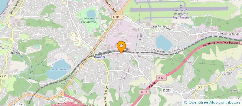 localisation de l'entreprise COMPAGNIE LA TROISIEME RUE à BIARRITZ