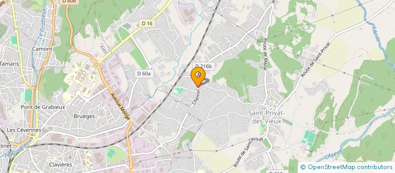 localisation de l'entreprise COMPAGNIE LA VIE EN ROSE  SAINT-PRIVAT-DES-VIEUX