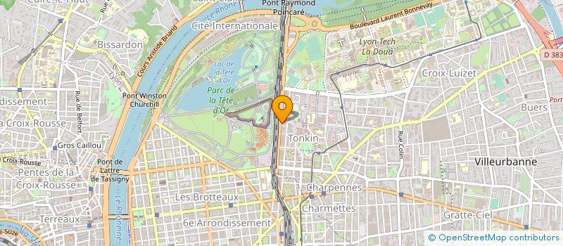 localisation de l'entreprise COMPAGNIE LADEP INTERNATIONALE  VILLEURBANNE