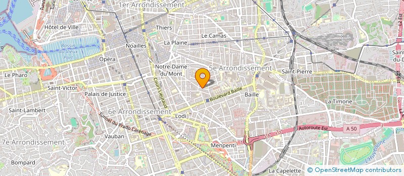 localisation de l'entreprise COMPAGNIE LAFAILLE  MARSEILLE