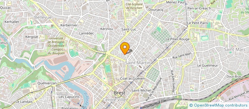 localisation de l'entreprise COMPAGNIE LAITA à BREST